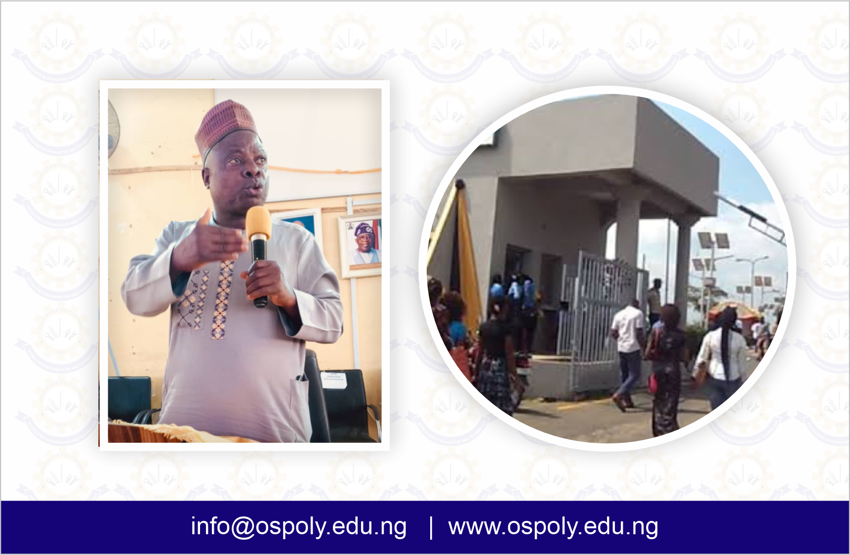 Osun Poly Ag. Rector, Alabi rieterates commitment to welfare of staff, students